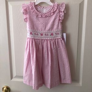 Bonnie Jean Toddler Gingham Dress - Brand New